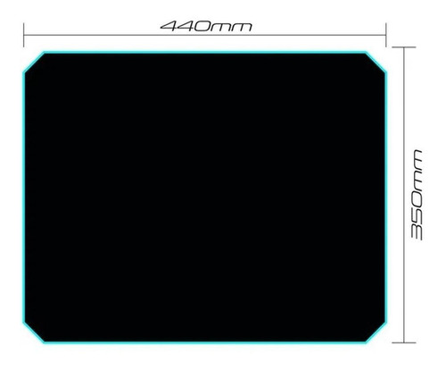 Mousepad Gamer Grande Fortrek Speed Mpg102 Az