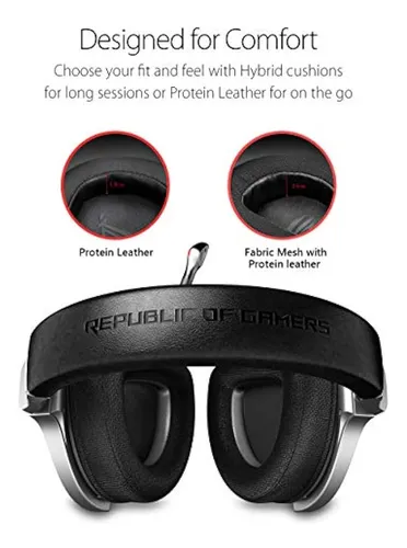 Auriculares Asus Rog Delta Gaming Con Micrófono Y Ess Quad-d