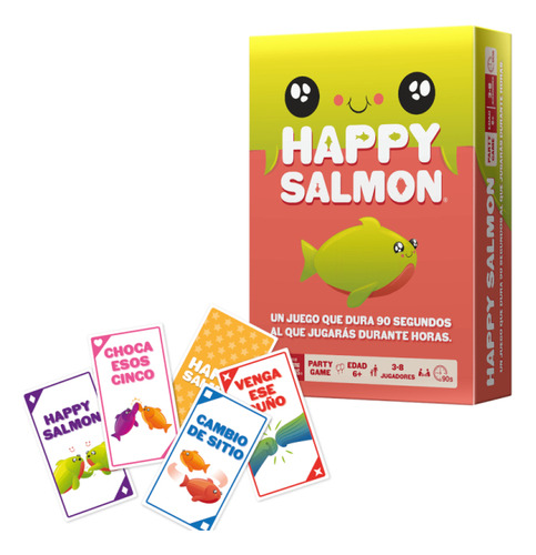Happy Salmon Juego De Cartas Party Game Top Toys