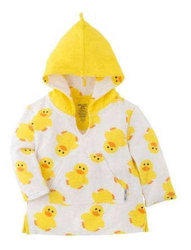 Gorro + Poncho Con Filtro Uv 50+ Pato! Zoocchini! 6-12m