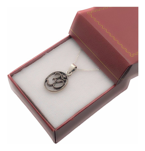 Dije Ohm Con Cadena Plata 925 (ki5006)