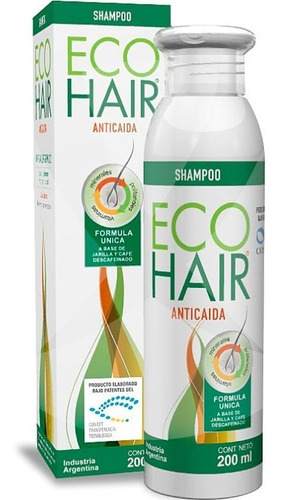 Eco Hair Shampoo Anticaída Fortalecedor Cabello X 200ml