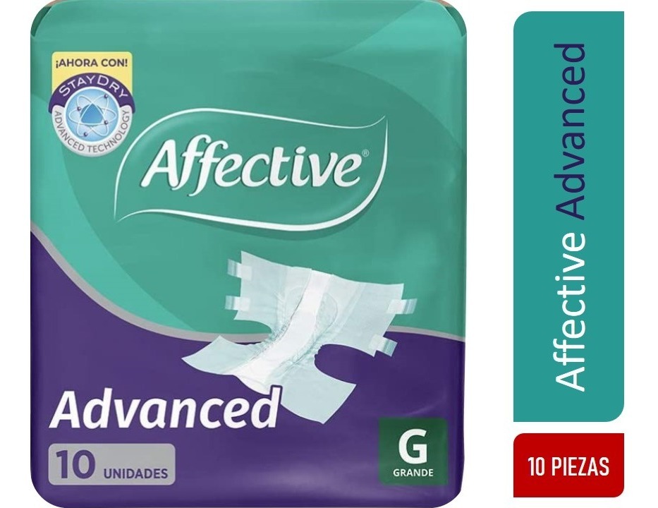 Pañales Para Adulto Affective Advanced Unisex Mediano  10pz