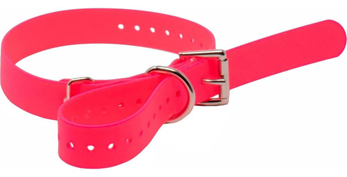 Collar Para Perros Educator Biothane Rosa 2,54 Cm Ajustable
