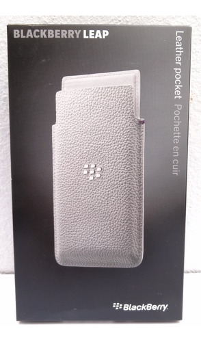 Funda Pocket Para Blackberry Leap Original Blanco (fedorimx)