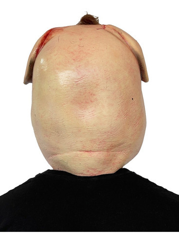 Fantasia de terror de Halloween Pig Mask Motel Hell rosa claro
