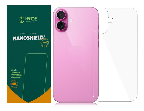 Película Traseira Hprime Para iPhone 16 Nanoshield Fosca