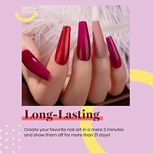 Esmalte De Uñas En Gel 15ml En Color Vino Acabado Brillante