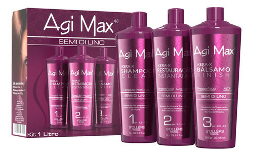 Agi Max - Kit De Tratamiento Para El Cabello De Queratina Na
