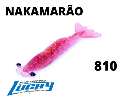  Isca Artificial Nelson Nakamura Nakamarão 9cm Lucky (kit5) Cor Cor 810 - Vermelho Dourado