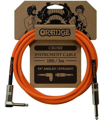 Cable De Instrumento Angulado Orange Ca035 3mts.