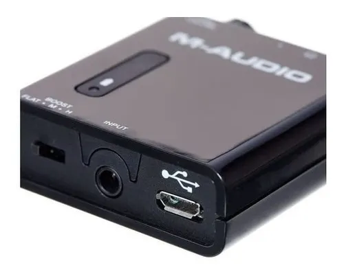 Amplificador De Auriculares Portatil M Audio Bass Traveler