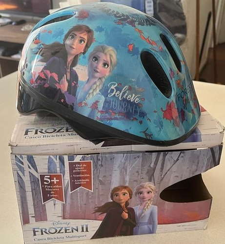 Casco Bicicleta Niña Modelo Frozen