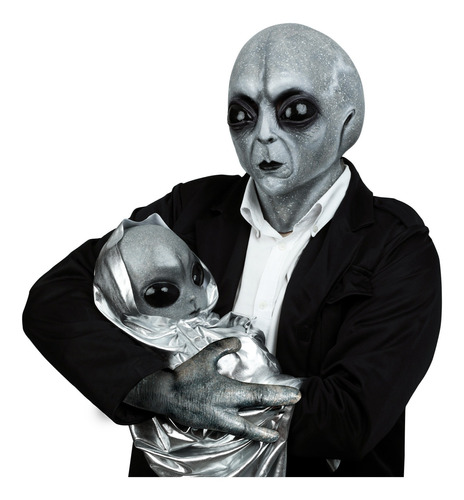 Muñeco Decoratio Area 51 Alien Baby Hallowen Ghoulish