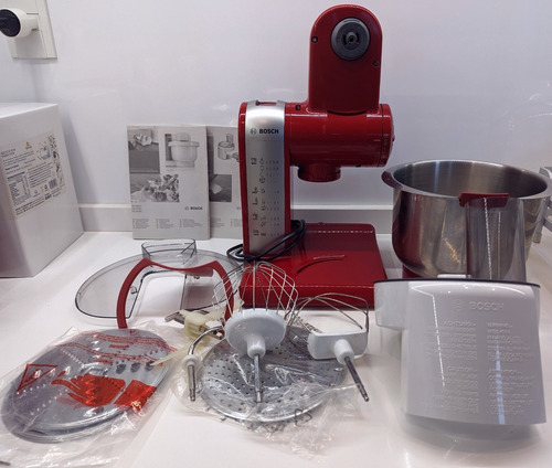 Batidora Robot Cocina Bosch Mum48  + Mudz4ds4 Igual A Nueva 