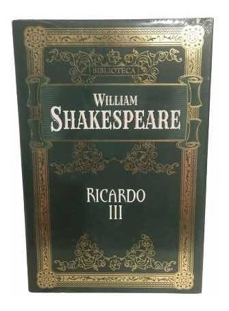 Libro Ricardo 3- William Shakespeare- Tapa Dura