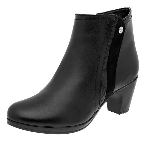 Bota Para Mujer Vitalia 2158  Talla 22 Al 26 Color Negro E1