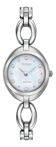 Reloj Citizen Dama Diseño Casual Con Madre Perla Ex1430-56d