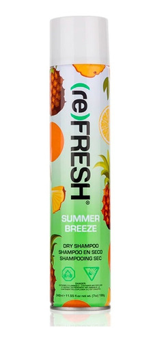 Kit Shampoo Seco Summer Breeze Refresh + Cepillo Desenredant
