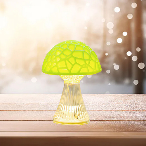 Lámpara Con Forma De Hongos Coloridos Con Luz Nocturna, Seri