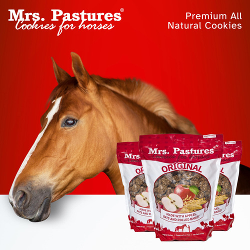Galletas Prémium Naturales Para Caballos Con Manzana Y Avena