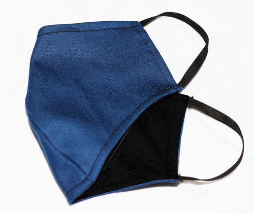 Imagen 9 de 10 de Barbijo Tapaboca Lavable Bolsillo Reversible Por Mayor X 50
