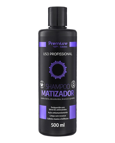 hampoo Matizador Neutraliza Cabelos Amarelados Alaranjados