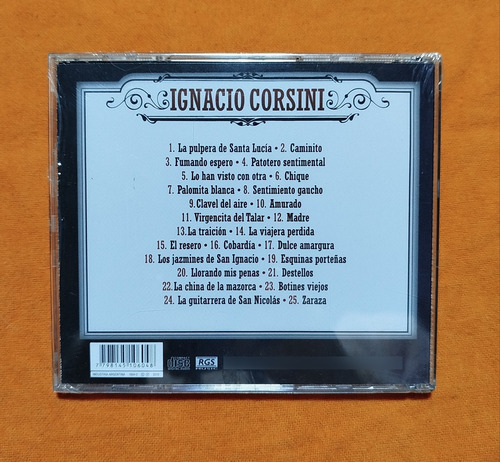 Ignacio Corsini- Tango Collection Cd Nuevo Estándar