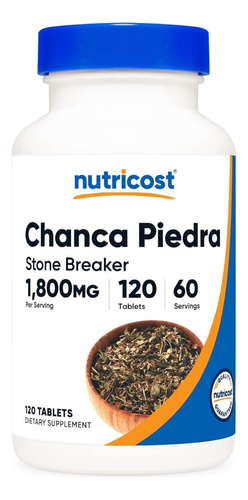 Chanca Piedra 1800 Mg X 120 Tabletas | Nutricost Usa