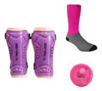 Comprar Canillera Hockey Reves 1551 Bocha Reves Y Medias Fucsia Cuo