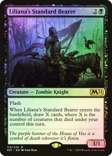 Magic Liliana's Standard Bearer Core Set 2021 (foil)