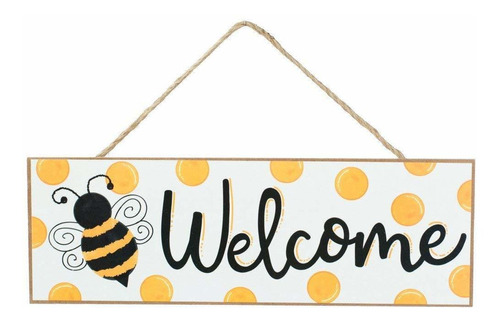 Craig Bachman 15  Letrero Madera: Bumble Bee Welcome: