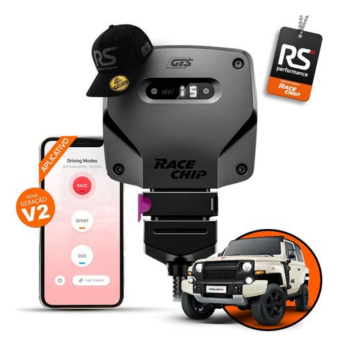 Racechip V2 Ford Troller T4 3.2 Chip De Potência Gts + App