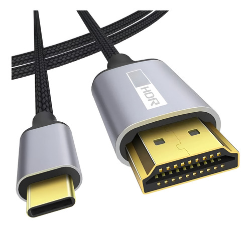 Cable Usb C A Hdmi 4k 2mts Para Samsung Tab S7 Fe Plus Ultra