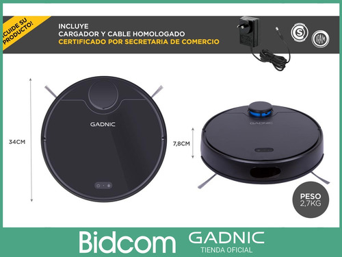 Aspiradora Gadnic Inteligente Z990 Auto Carga Esterilizacion
