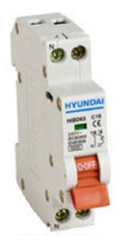 Interruptor Mini Breaker Termomagnetico 1x32 Amp Hyundai