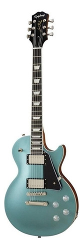 Guitarra elétrica Epiphone Modern Les Paul Les Paul Modern de  bordo/mogno faded pelham blue brilhante com diapasão de ébano