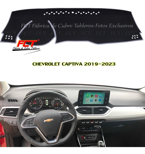 Cubre Tablero Chevrolet Captiva Premier 2019 2020 2021 Fct
