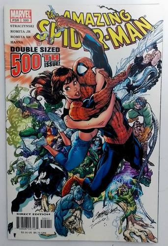 Comic Amazing Spider-man Vol 2 #500 J. Scott Campbell Cover
