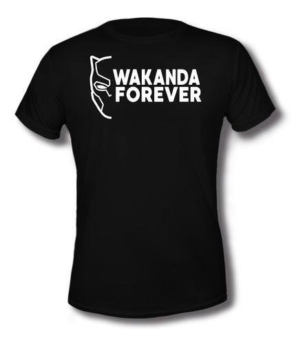 Playera Wakanda Forever Marvel Black Panter Mascara