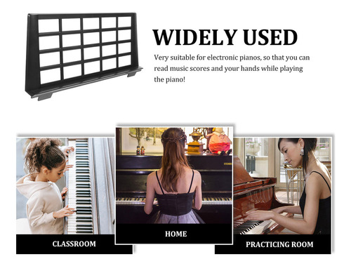 Moxue Soporte De Música Creativo Y Práctico De 1 Pieza Con