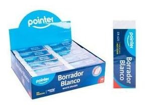 Box Borrador Blanco X30 Pointer Mayor Y Detal 