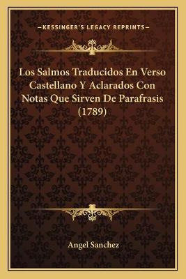 Libro Los Salmos Traducidos En Verso Castellano Y Aclarad...