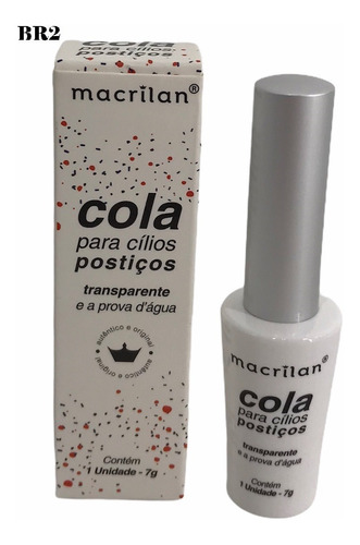 Cola De Cilios Macrilan Transparente À Prova D Água Ca-001