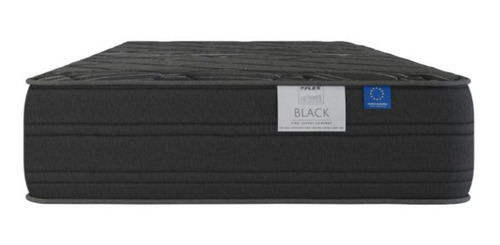 Imagen 2 de 3 de Colchón 1.5 plazas de resortes Flex Ultimate Black negro - 105cm x 200cm x 34cm