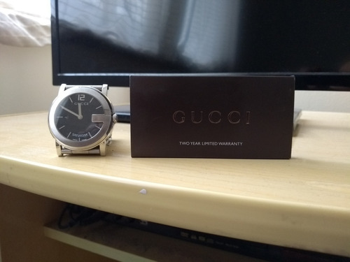 Relogio Masculino Gucci Aço Escovado