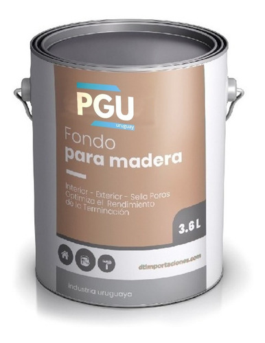 Protector De Madera - Pgu Stain - 0,9 Lt Ext Int Pintura