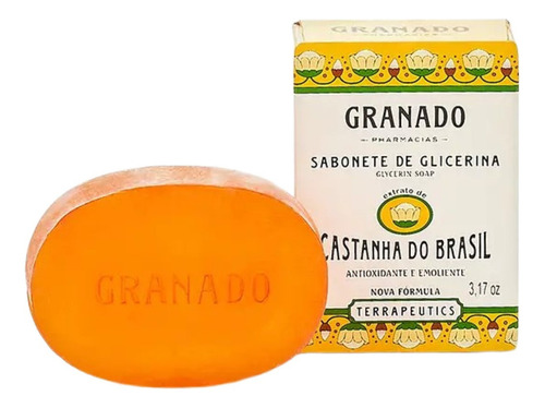 Kit Sabonete Granado Barra Glicerina Castanha Do Brasil 06un