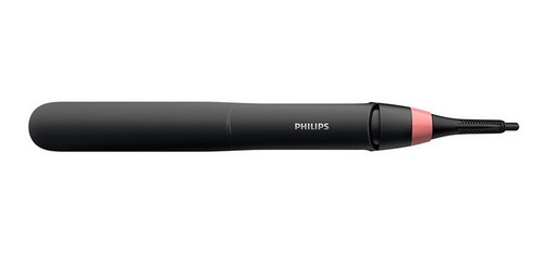 Imagen 2 de 4 de Plancha de cabello Philips Straightcare Essential Thermoprotect BHS376 negra y rosa 110V/240V