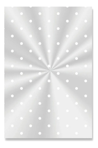 Saco Transparente Poá Branco 15x22cm Com 50 Unidades